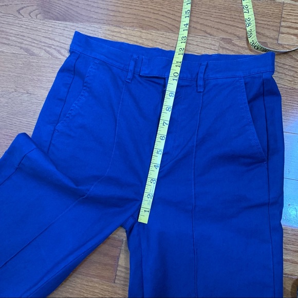 NWT Alex Mill Size 4 Cotton Twill Trousers Blue - Picture 5 of 7